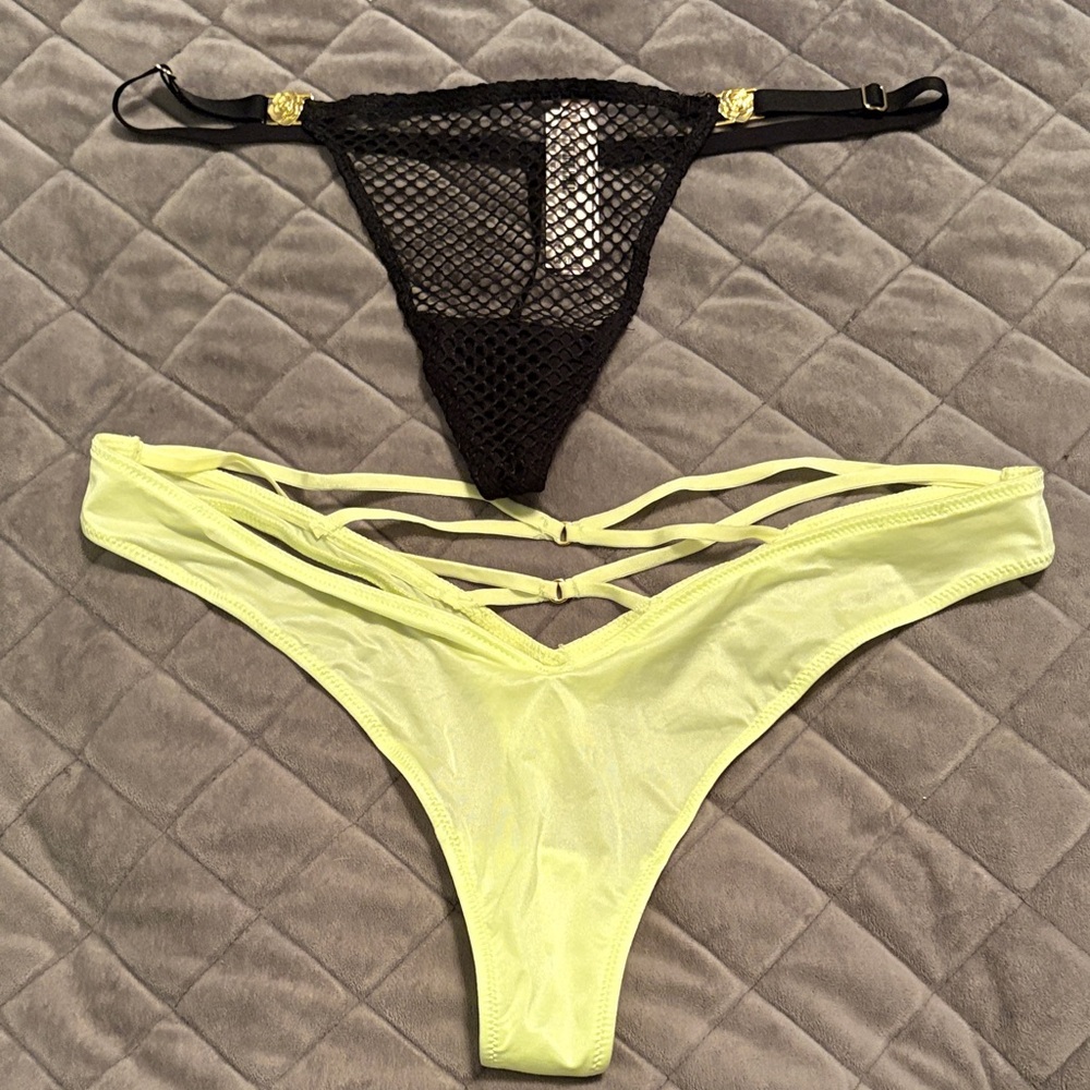 Victoria's Secret Black Mesh Lingerie